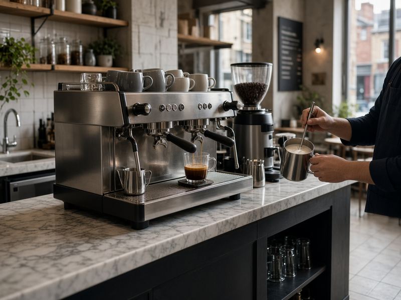 Espresso bar at Noble Horizon House